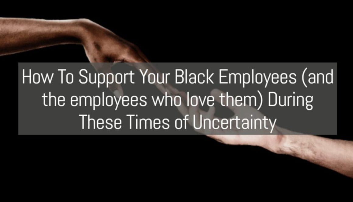 Supporting Black Employees Graphic